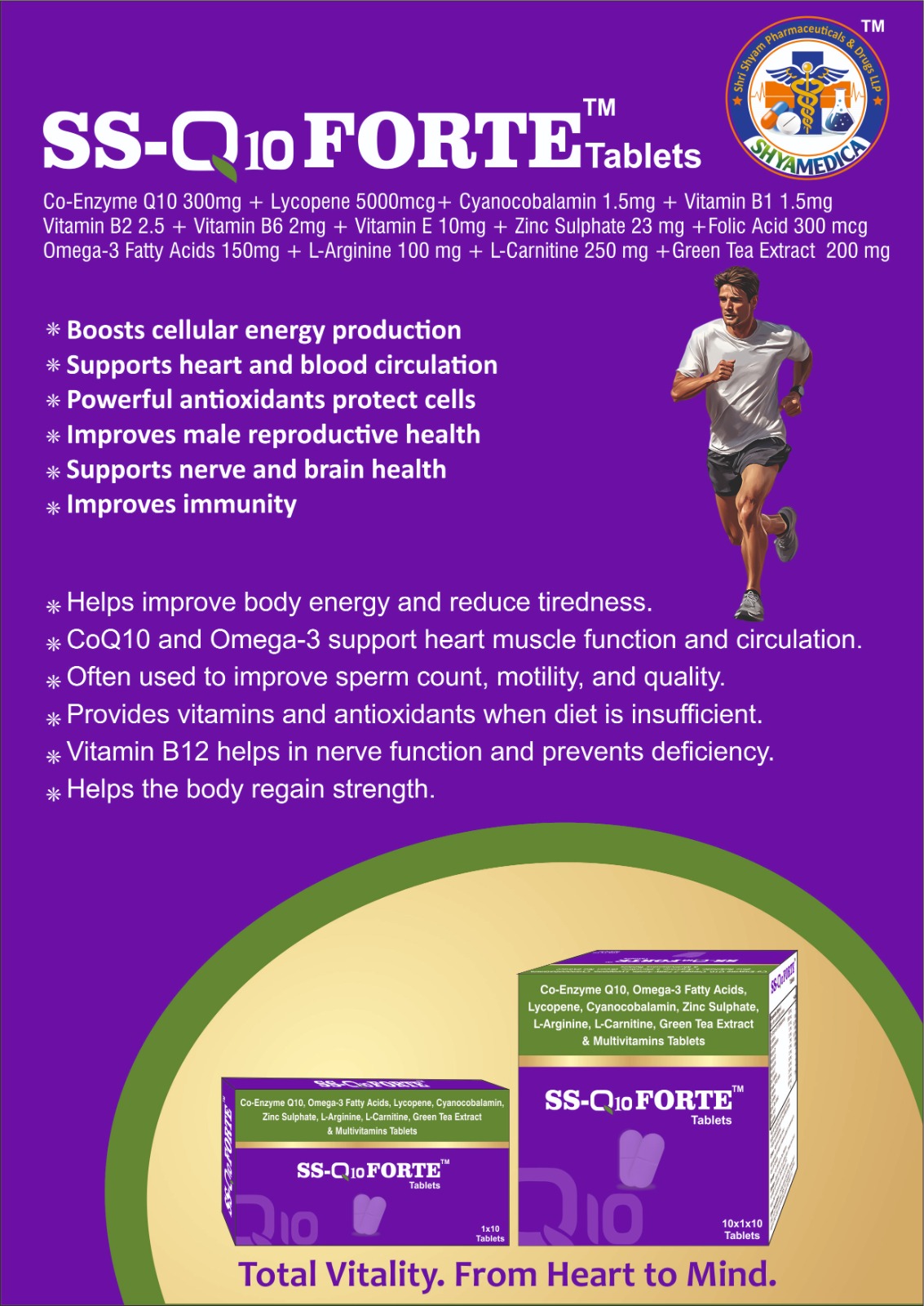 SS-Q10 Forte, Heart & Mind healthcare product
